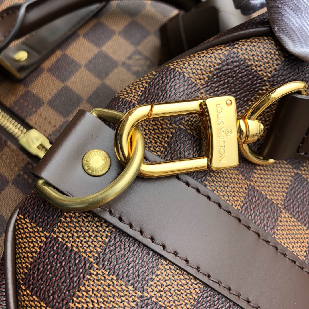 Louis Vuitton LV Keepall Bandoulière 45 Damier Ebene Canvas 45cm N41428