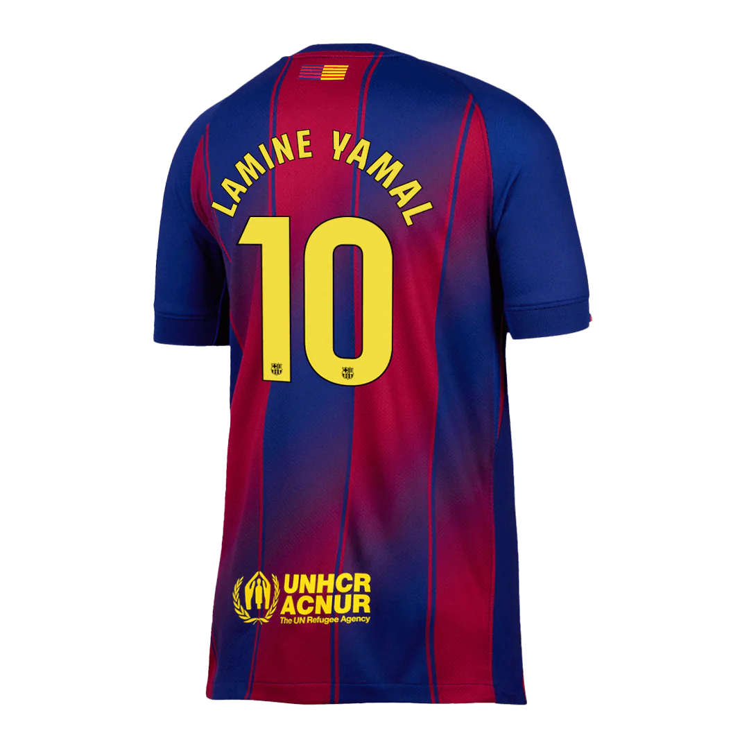 LAMINE YAMAL #10 Barcelona Home Soccer Jersey 2025/26