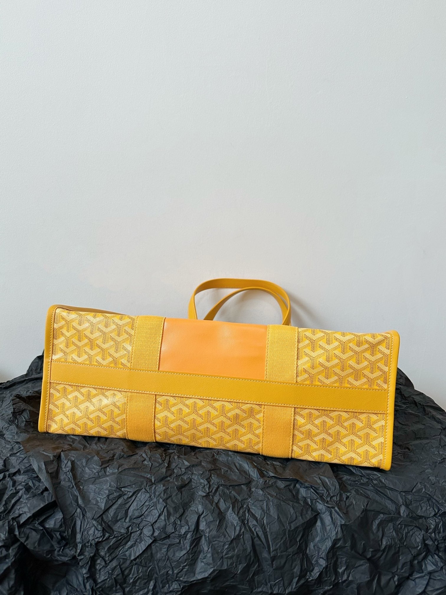 Goyard Goya Villette Tote 45Cm Yellow Canvas