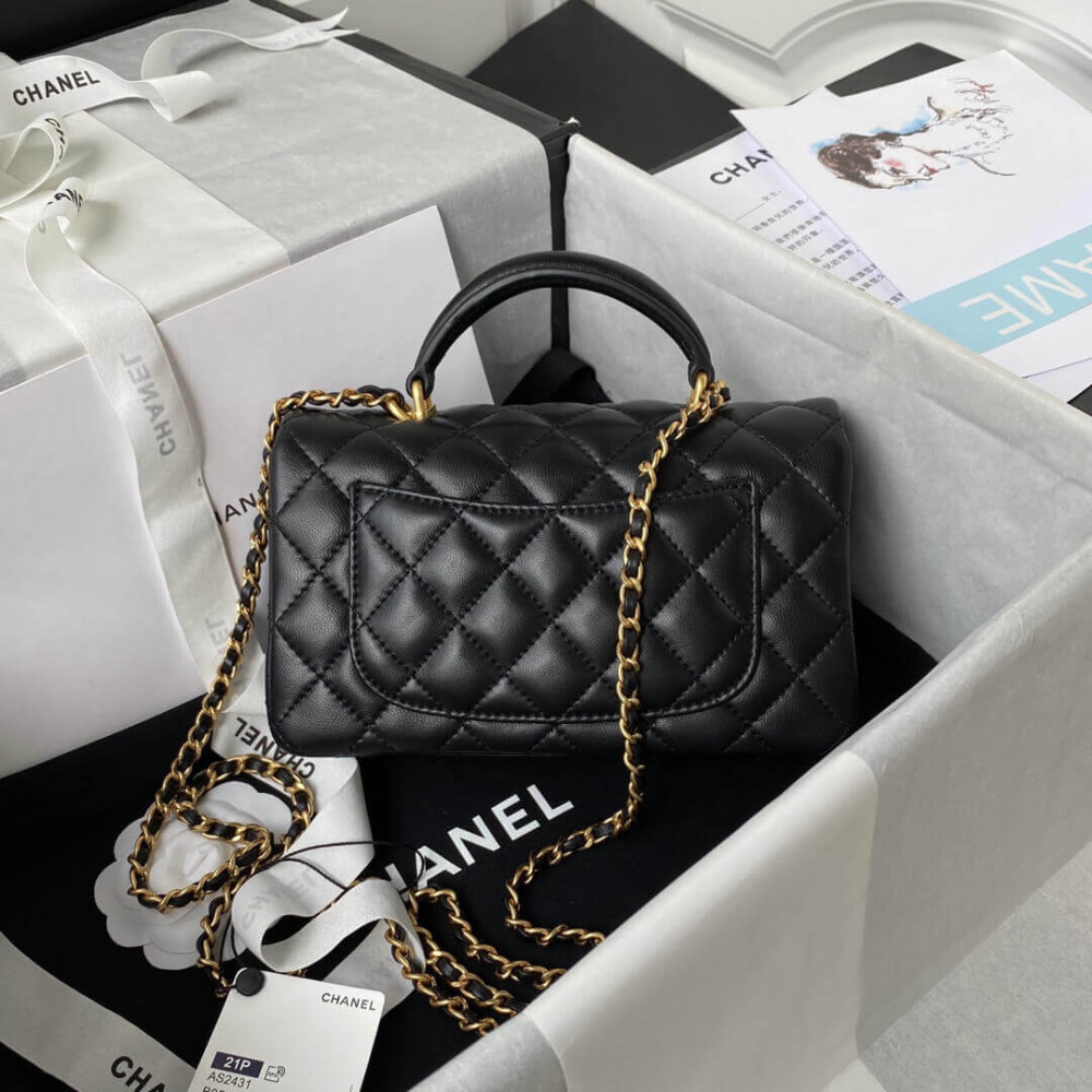 Chanel Mini Flap Bag With Top Handle
