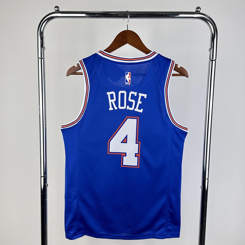 2021 New York Knicks 4 ROSE Basketball Jersey