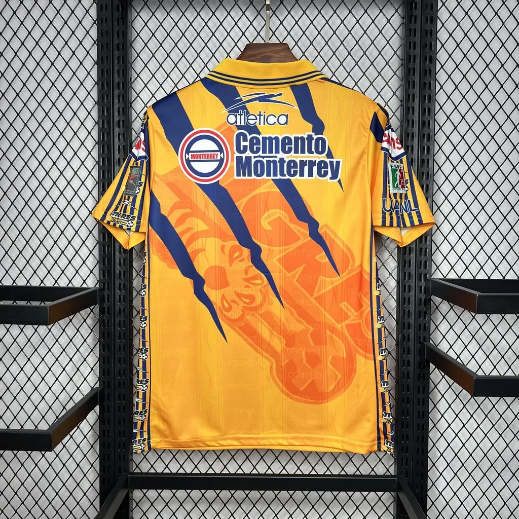 Retro 1997-98 Tigres UANL Home Football Jersey Retro