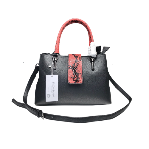 Saint Laurent Large Tote Bag Two Componentes Grandes Black