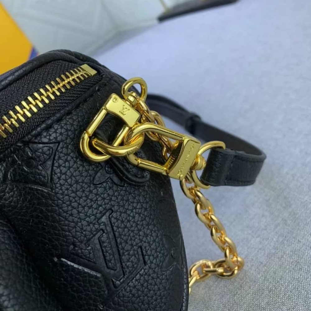 Louis Vuitton Mini Bumbag Black Monogram Empreinte 17Cm M46917