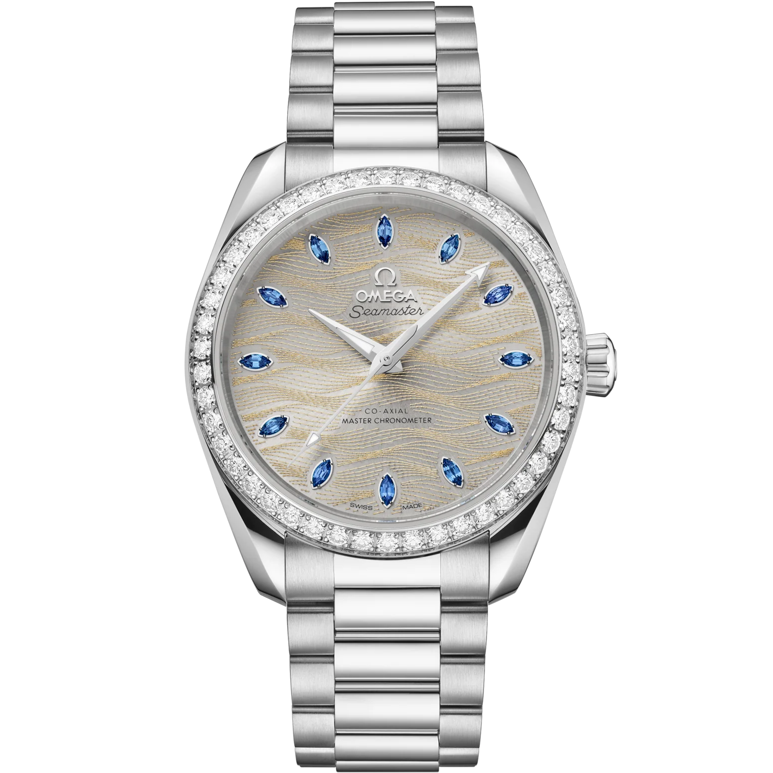 Omega Seamaster Aqua Terra 150M 38 mm Silver Dial  Canopus Gold™ Bracelet 220.55.38.20.99.003
