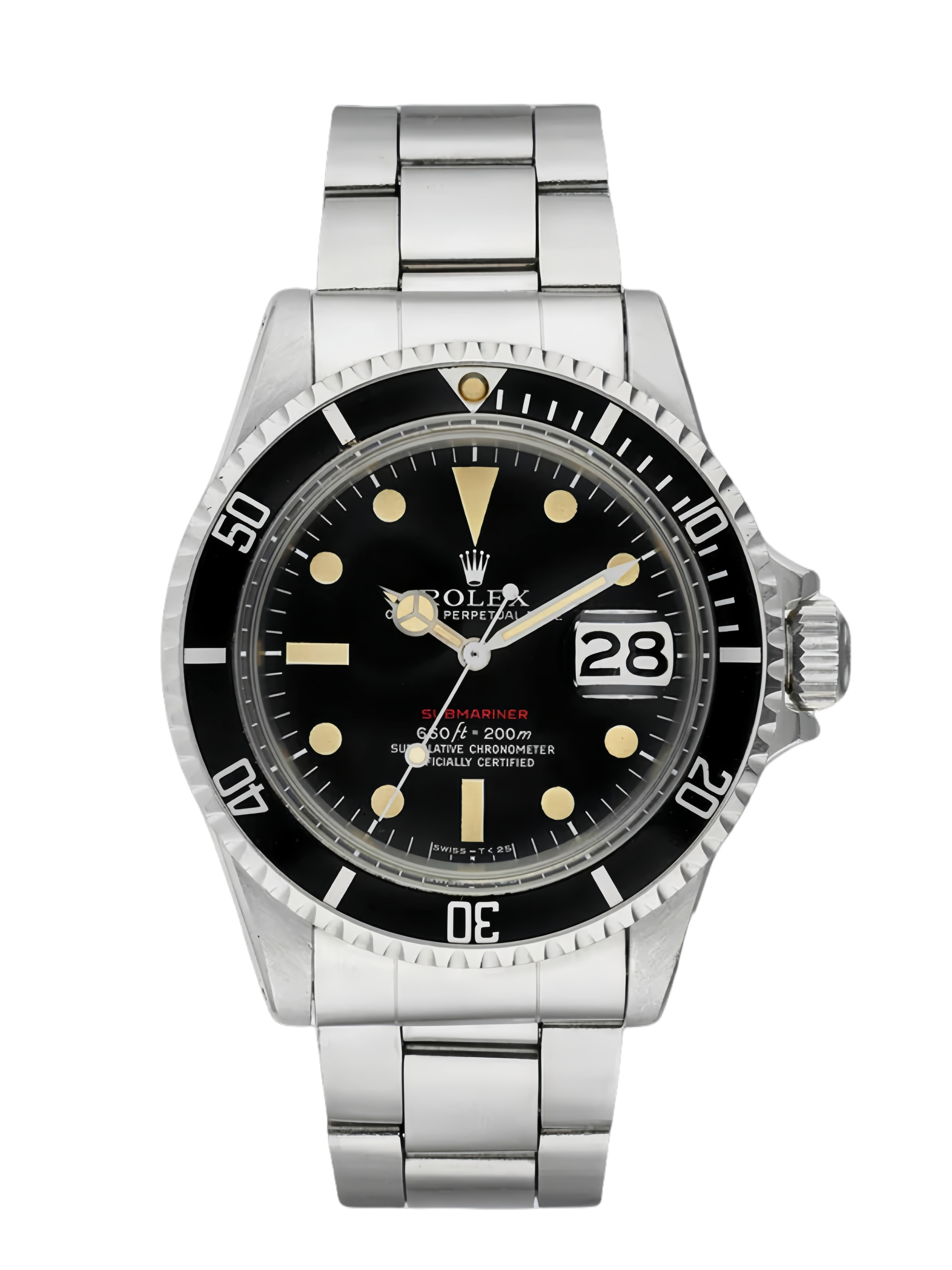 【Super Clone】Rolex Submariner 1680 Stainless Steel Case Black Dial 40mm Mens Replica Watch