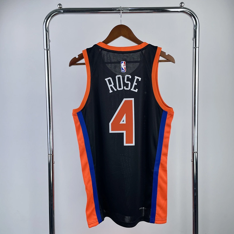 2023 New York Knicks 4 ROSE Basketball Jersey