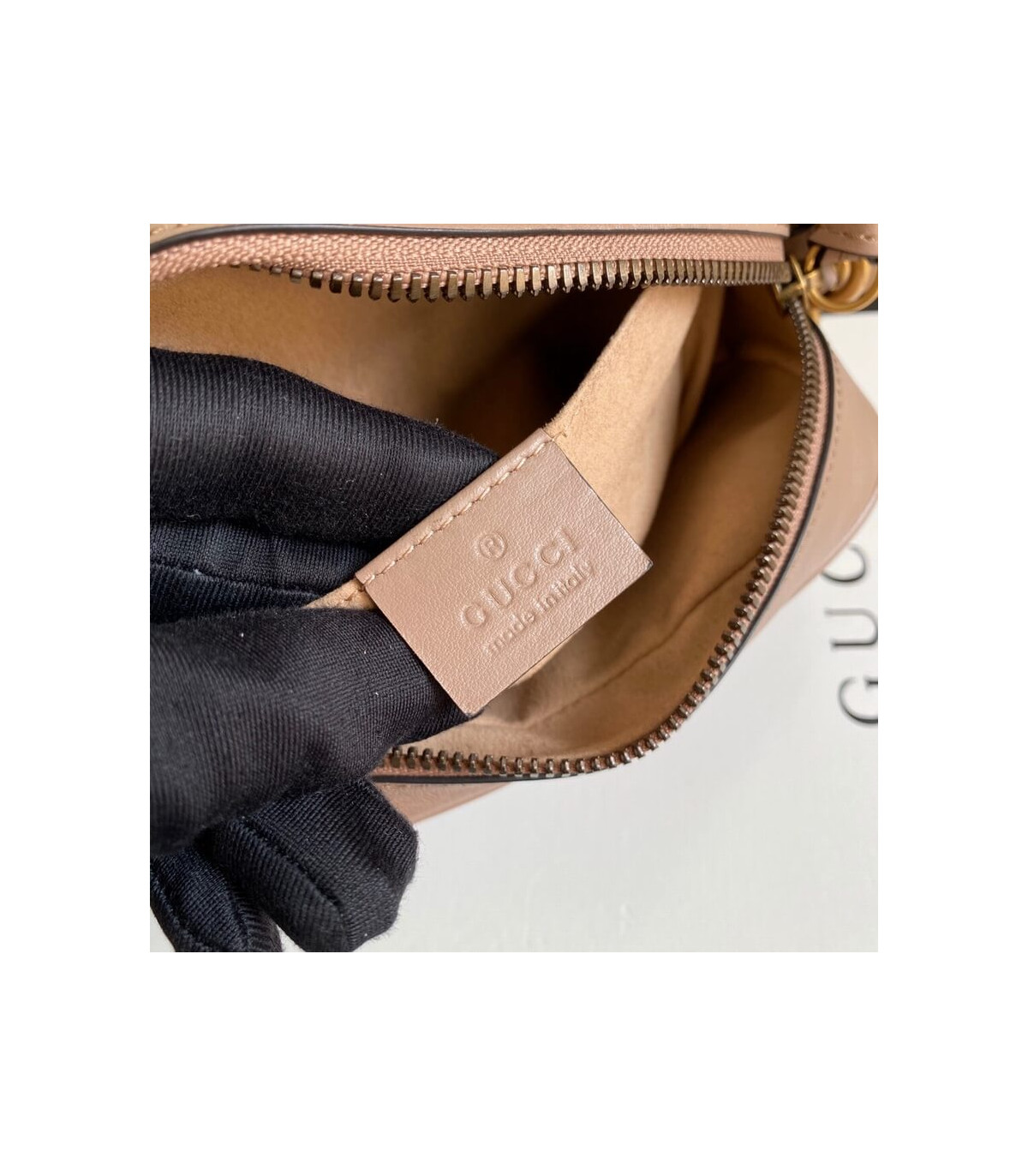 Gucci GG Marmont Matelasse Mini Bag Nude Pink