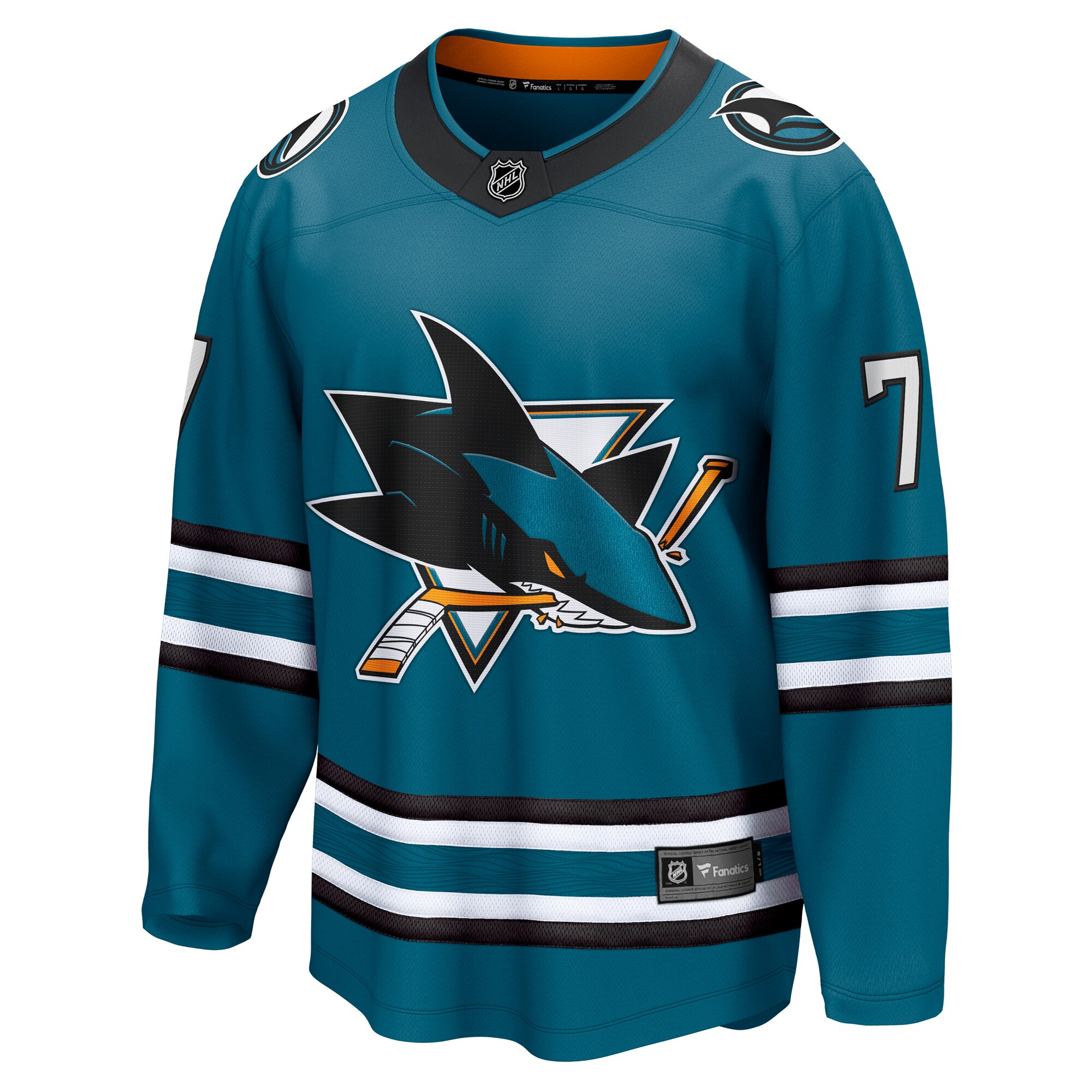 Nico Sturm San Jose Sharks Fanatics Home Breakaway Jersey – Teal