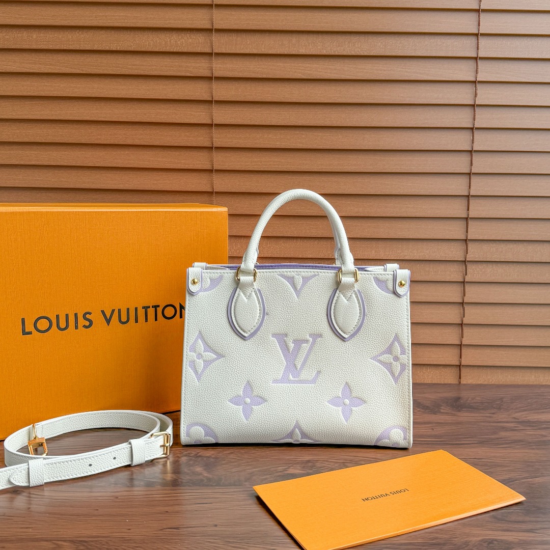 Louis Vuitton M23937 OnTheGo MM Latte/Bubble Tea