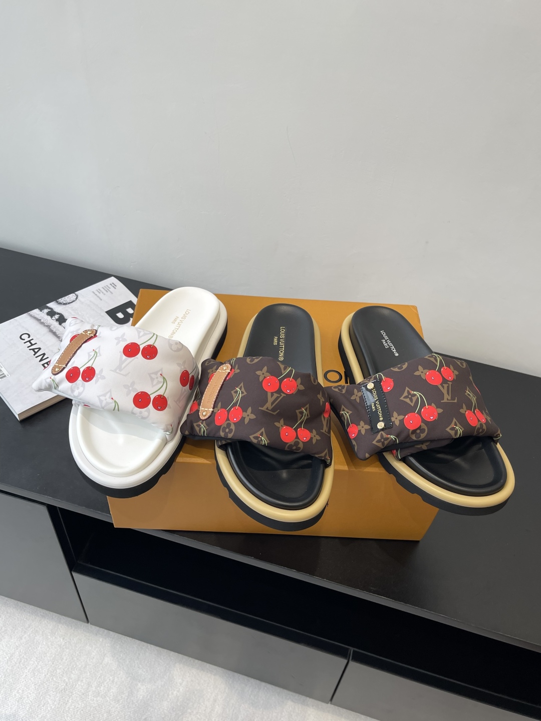 Louis Vuitton 2025 SS Cherry Collection – Summer Sandals