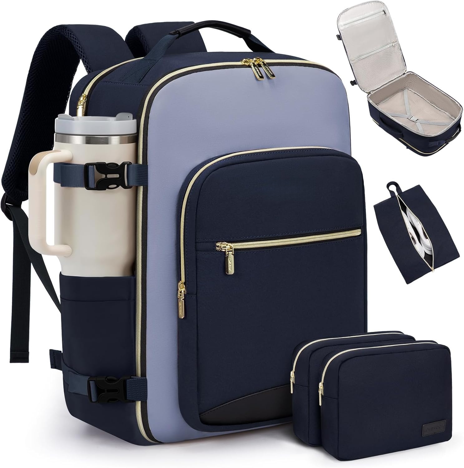 40L Travel Backpack for Women & Men