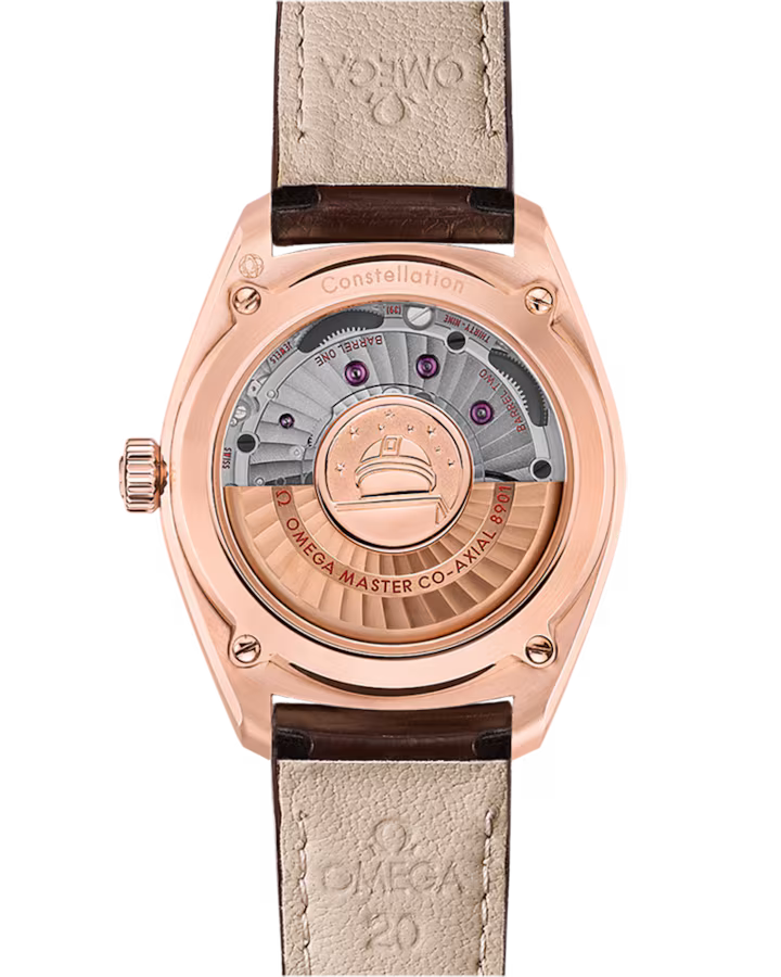 Omega Constellation Globemaster 39mm Silver Dial Sedna™ 18k Rose Gold Strap 130.53.39.21.02.001