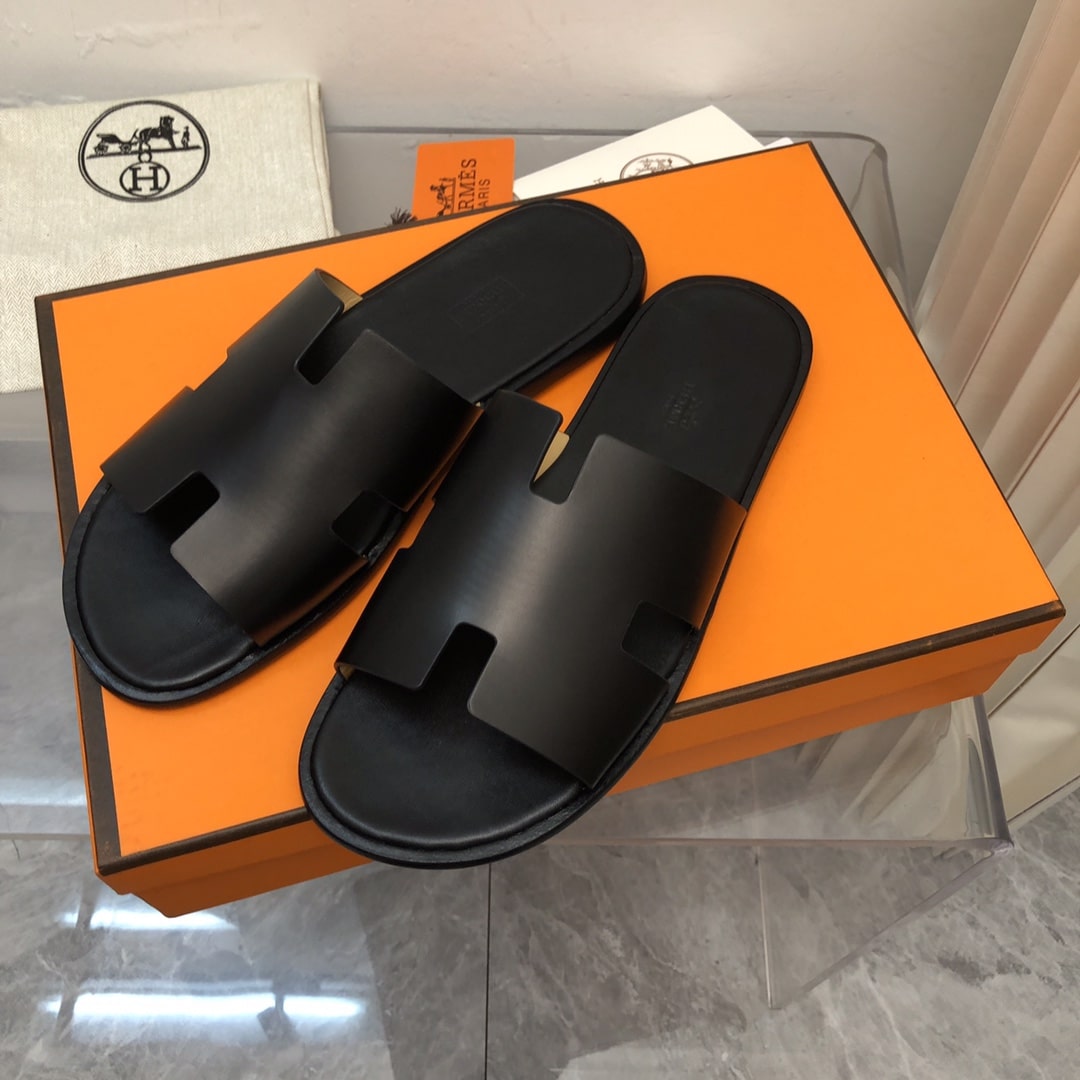 Hermes Izmir Sandal Black H041141Zh01390