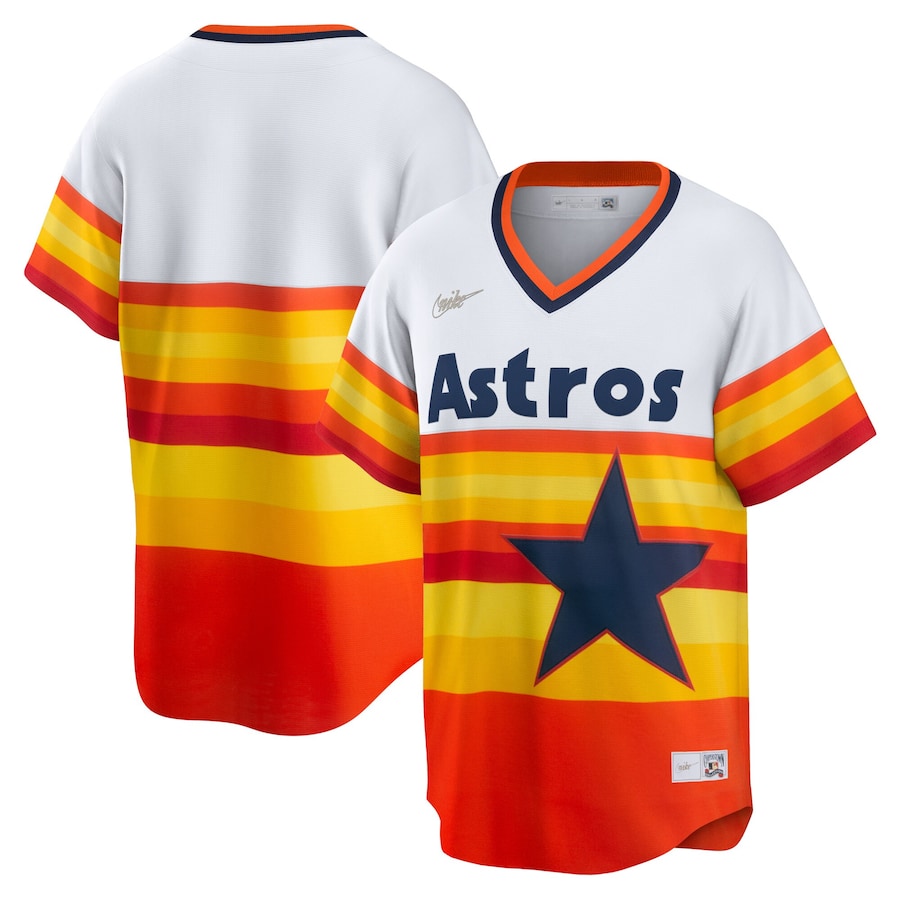 Houston Astros Home Cooperstown Collection Team Jersey White