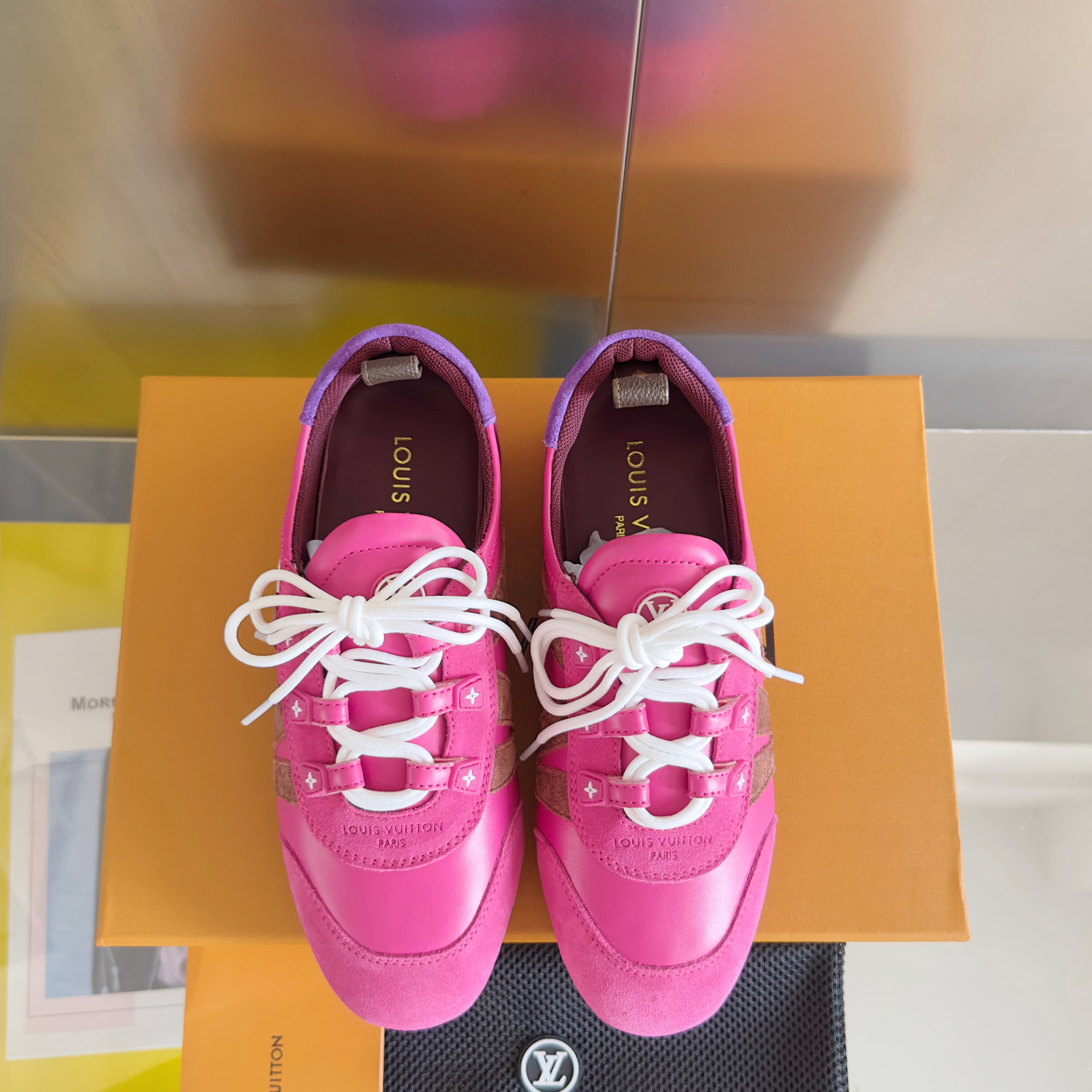 Louis Vuitton Sneakerina Pink & Purple – Women’s Ballet-Inspired Slim Sneakers