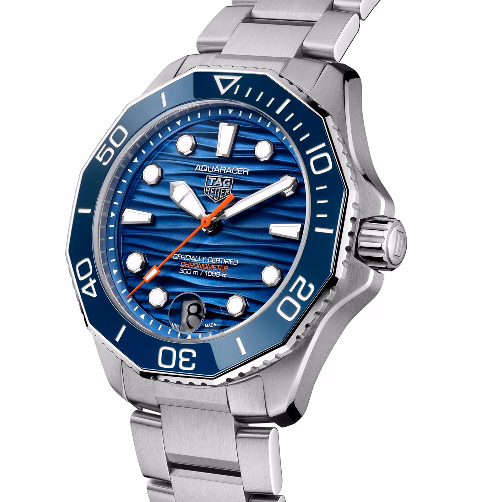 TAG Heuer Aquaracer Professional 300 Date 42mm Mens Watch Blue WBP5111.BA0013