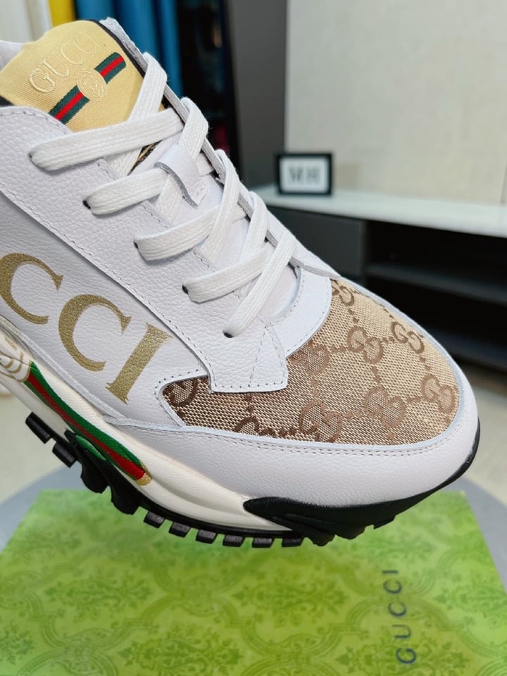 Gucci Gc Rhython Leather Sneaker White