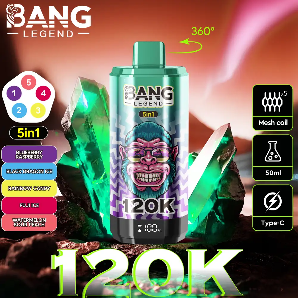 Bang Legend 120K Ultimate 5-in-1 Disposable Vape