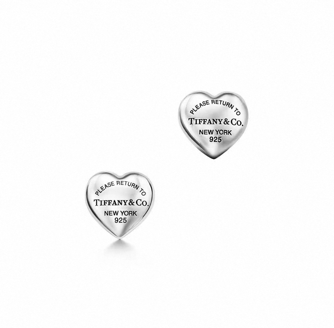 TIFFANY 925 Return to Tiffany Heart Earrings