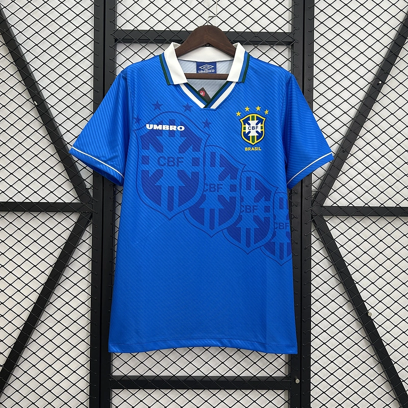 Retro 1996 Brazil away Football jersey retro