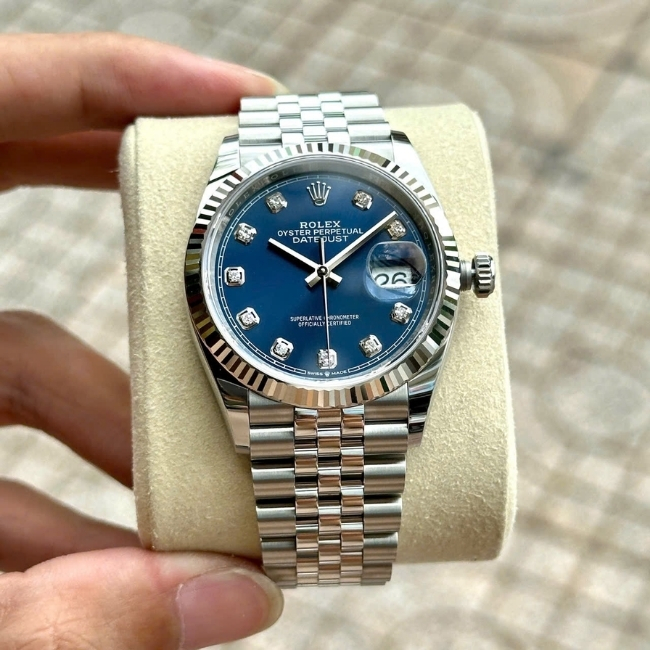 [Superclone] Rolex Datejust 41mm Bright Blue Dial Jubilee 126334