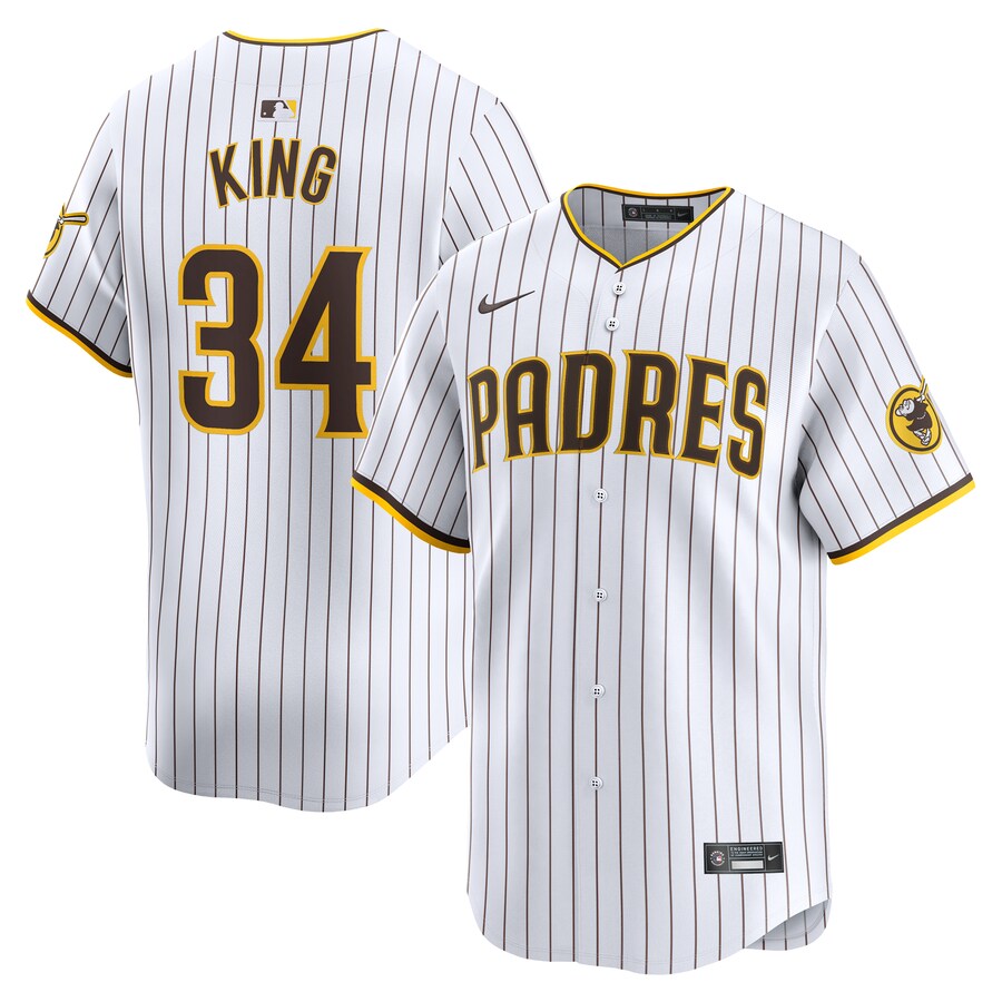 Michael King San Diego Padres Home Limited Player Jersey White