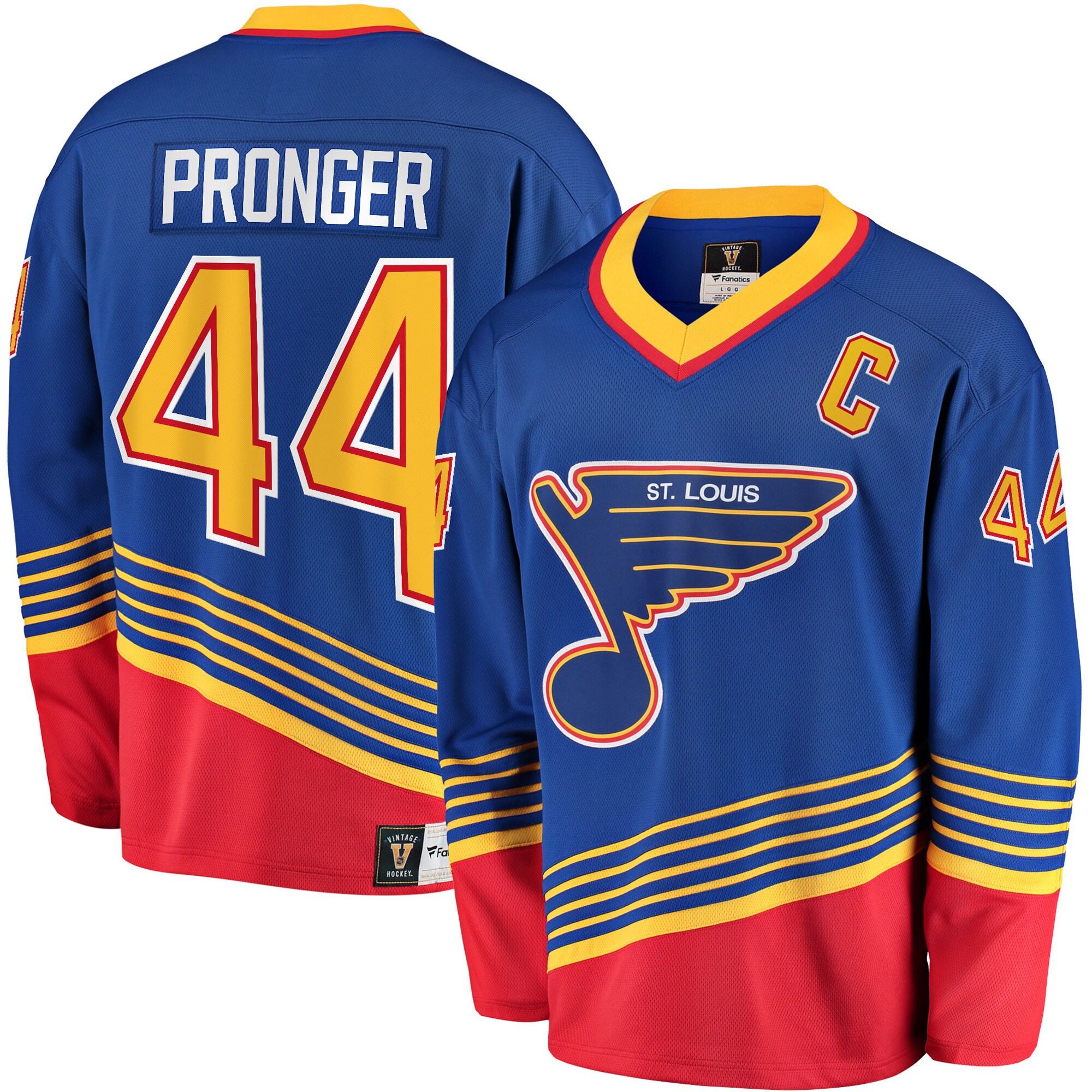 Chris Pronger St. Louis Blues Fanatics Breakaway Retired Player Jersey – Blue