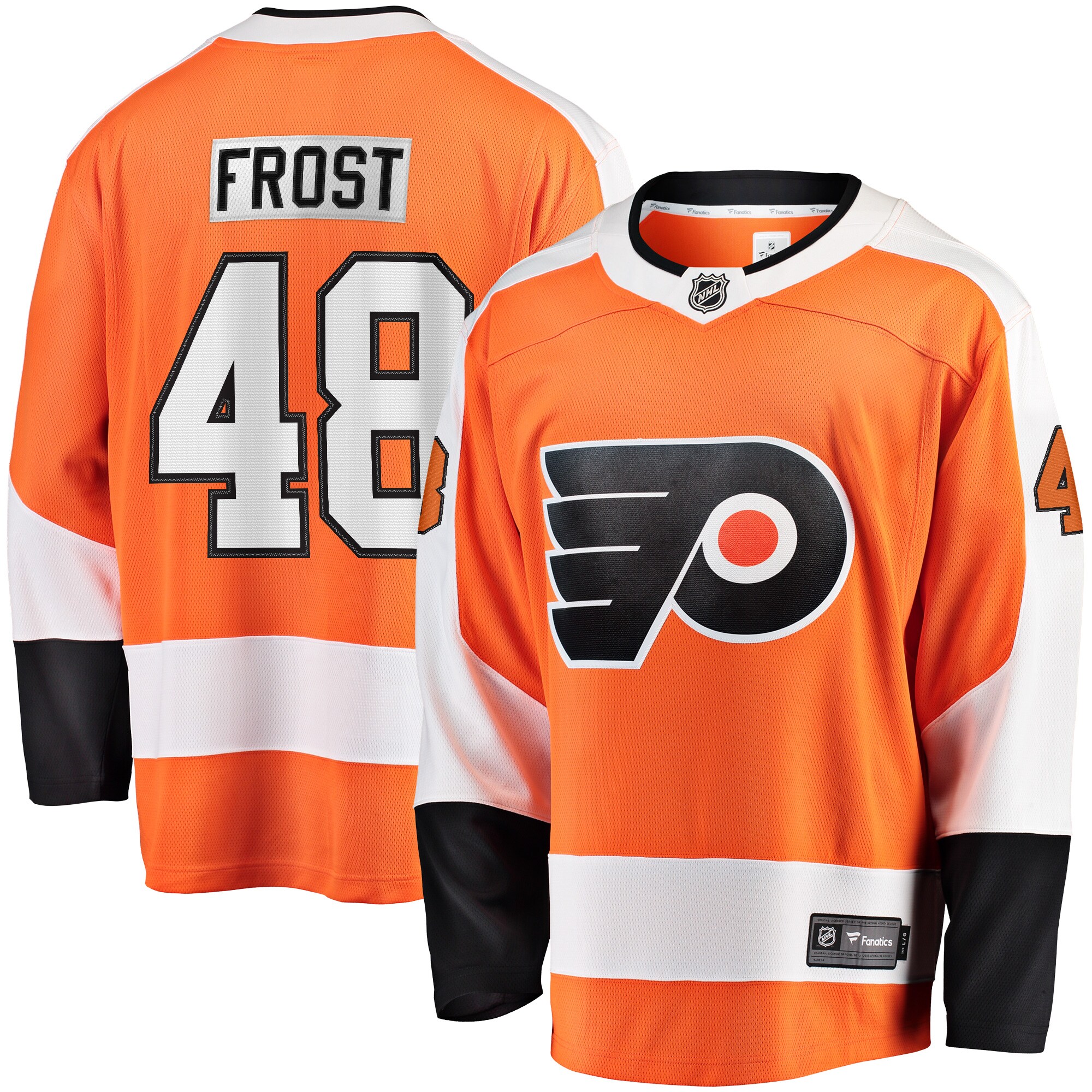 Morgan Frost Philadelphia Flyers Fanatics Breakaway Player Jersey – Orange