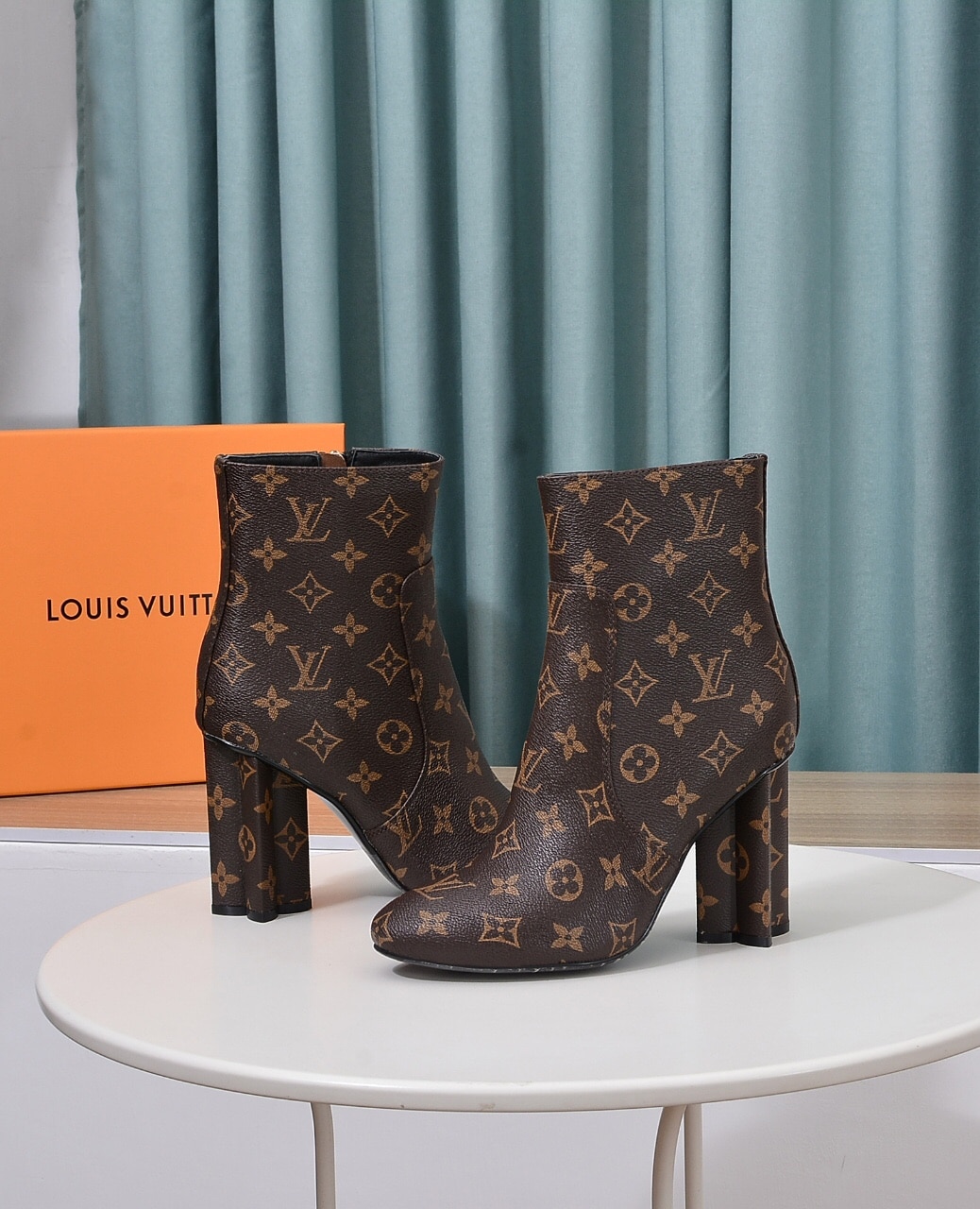 Louis Vuitton Silhouette Ankle Boot Monogram Brown