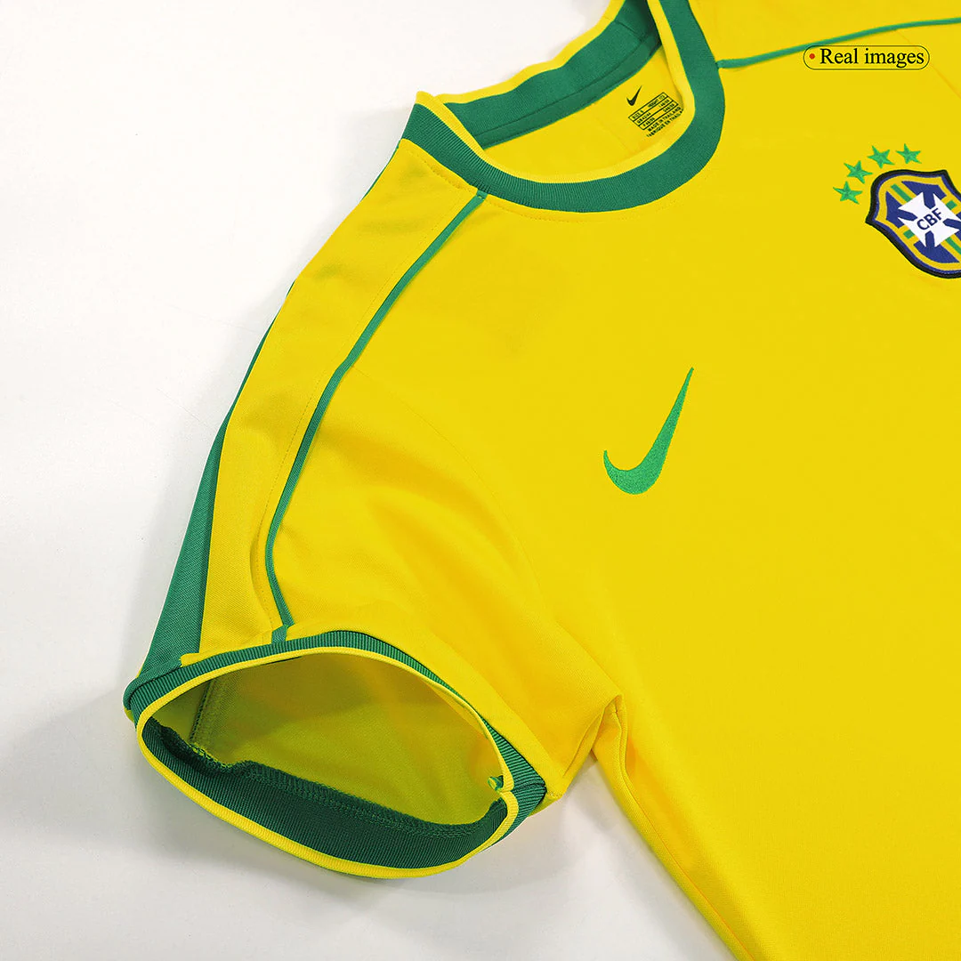 Brazil 1998 Home Retro Football Jersey