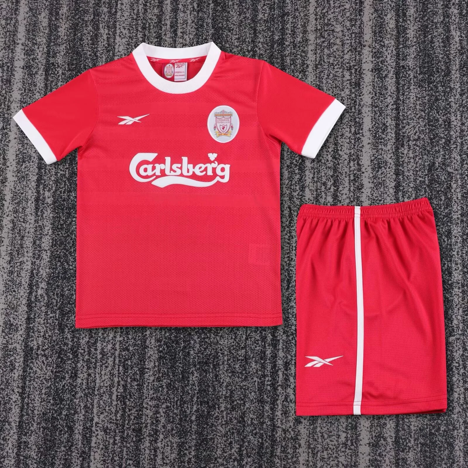 Retro kids 1997-98 Kids Liverpool Home Football jersey retro
