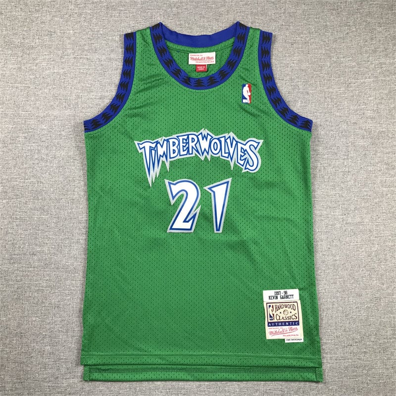 KID Timberwolves #21 Retro Green