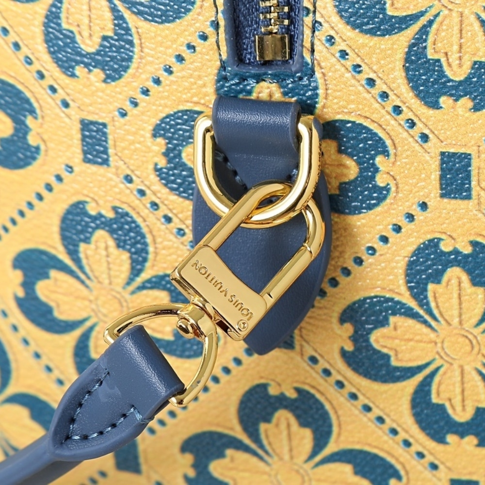 Louis Vuitton Speedy Trunk 25 Blue And Gold 27Cm M27411