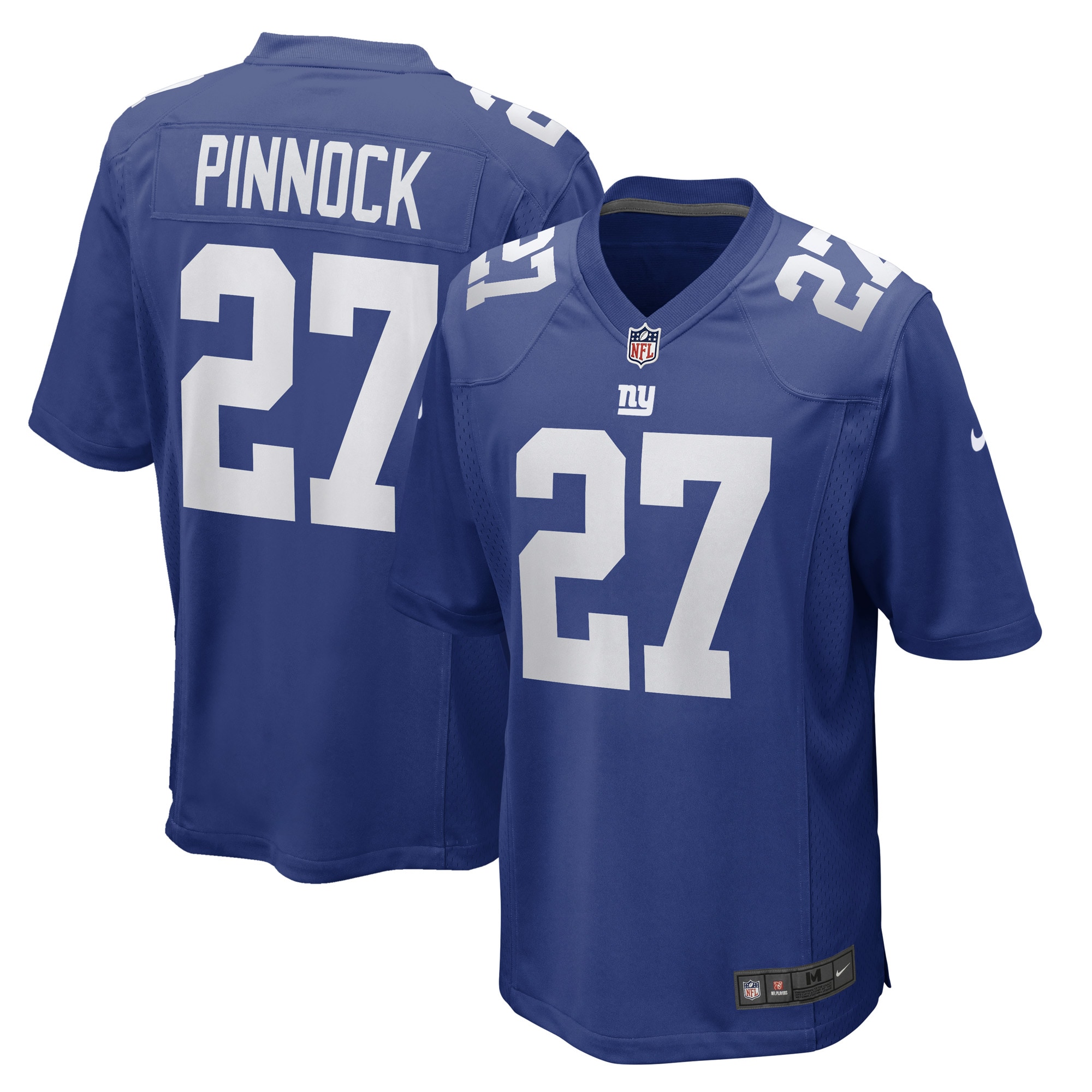 Jason Pinnock New York Giants Nike Game Player Jersey - Royal