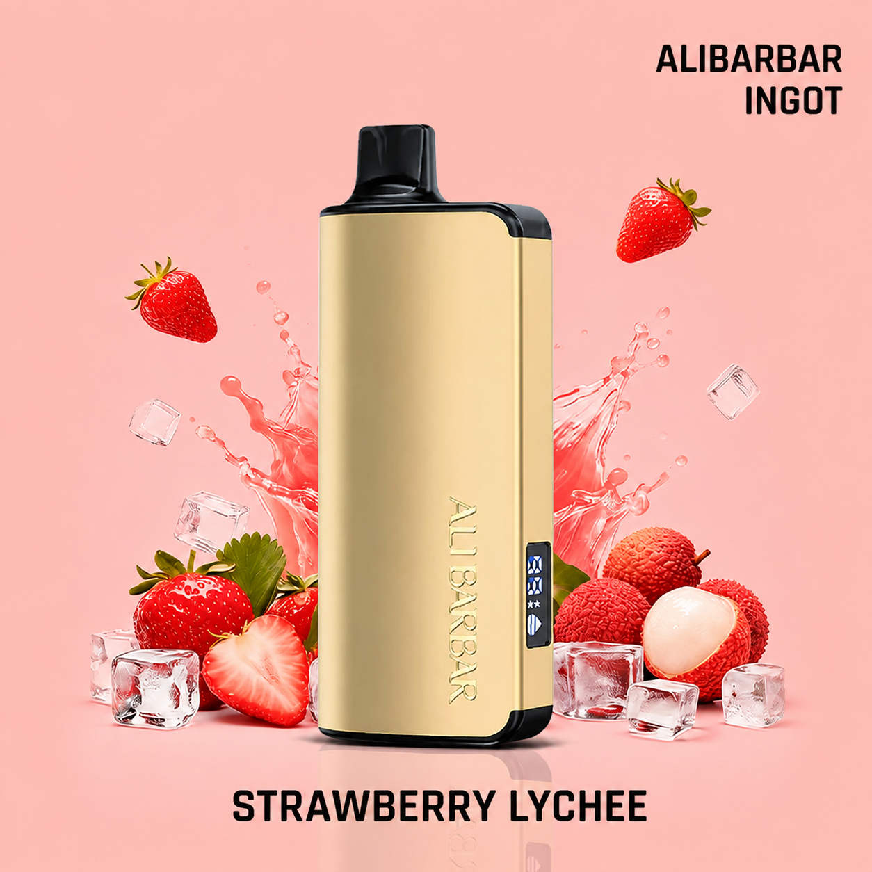 ALIBARBAR INGOT 9000-STRAWBERRY WATERMELON