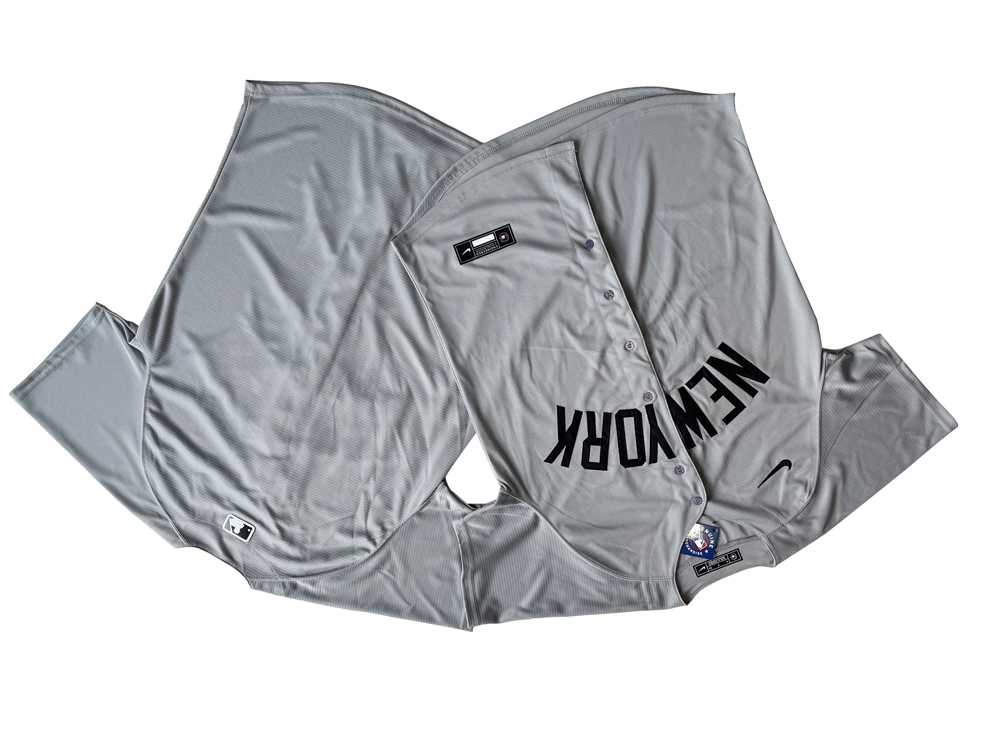 Men's New York Yankees Gray Away Limited Jersey