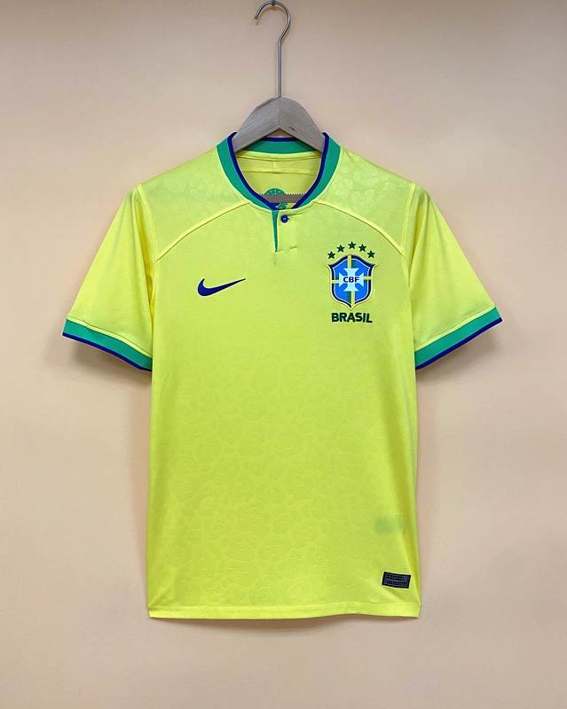2022-23 Brazil Home VINI JP PAPHINHA CUNHA NAYMAR JR L.PAQUETA Football jersey