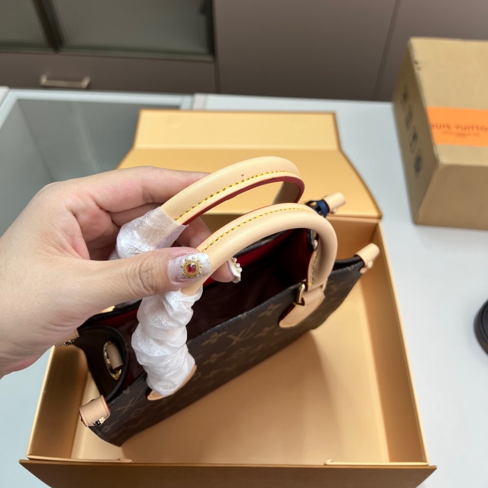 Louis Vuitton Sac Plat BB Monogram Brown 22Cm M46265
