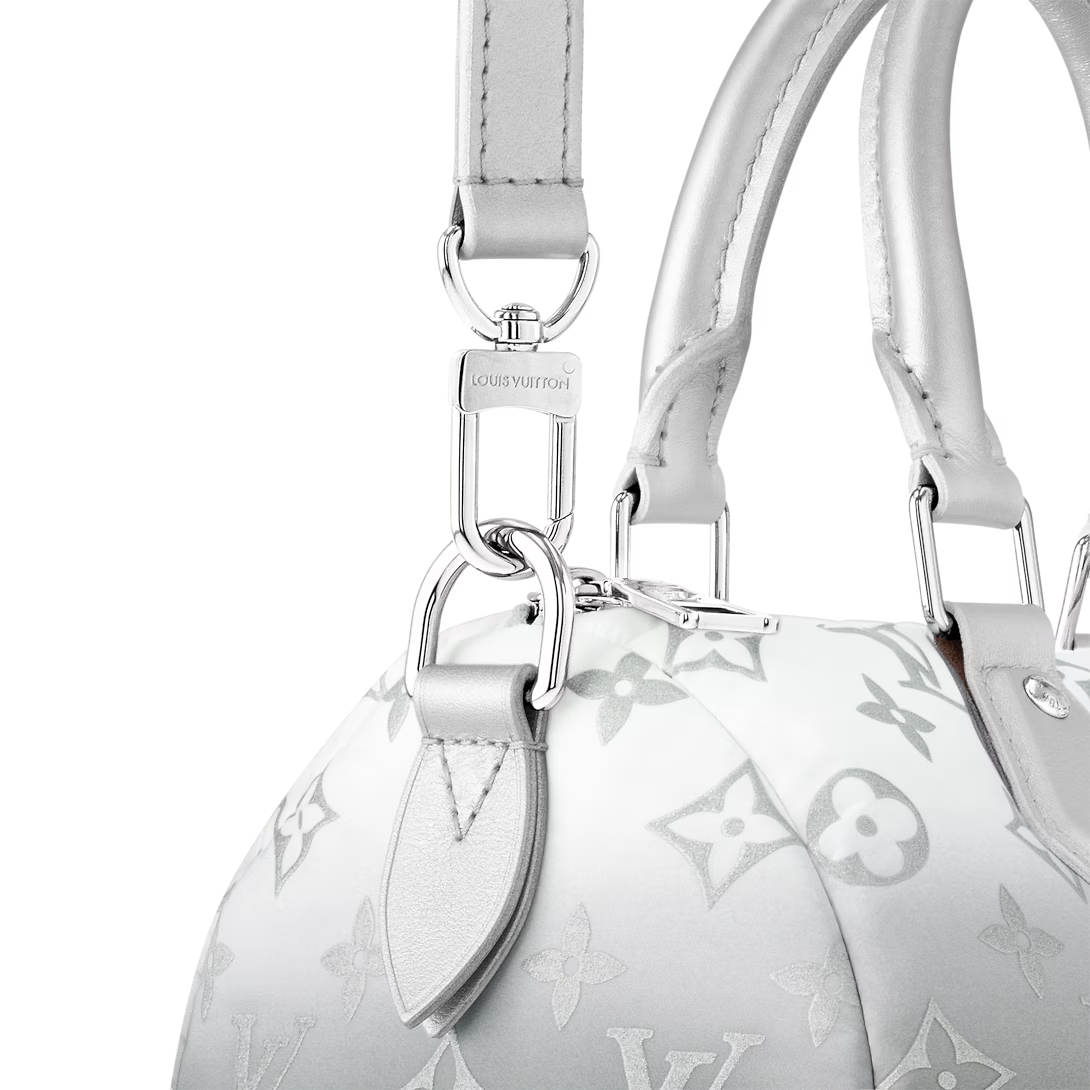 Louis Vuitton Speedy Bandouliere 25 Frost Gardiant Silver 25cm M11848