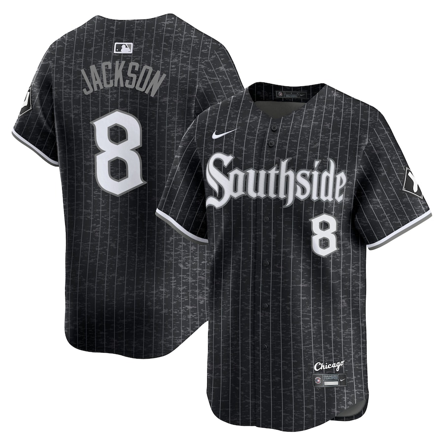 Bo Jackson Chicago White Sox City Connect Retired Player Jersey Black