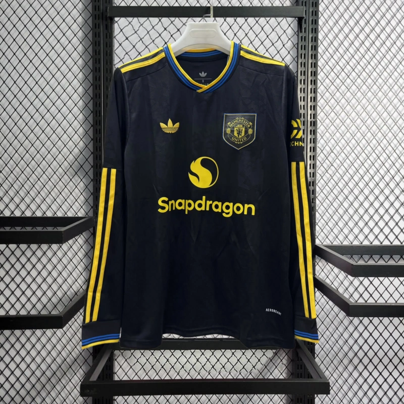 2025-26 Manchester United Third Away long sleeves Football jersey