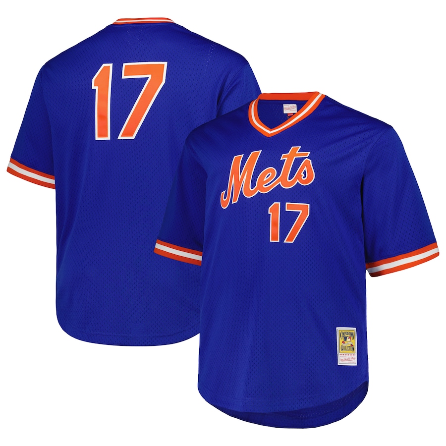 Keith Hernandez New York Mets Mitchell&Ness 1986 Cooperstown Collection Mesh Pullover Jersey Royal
