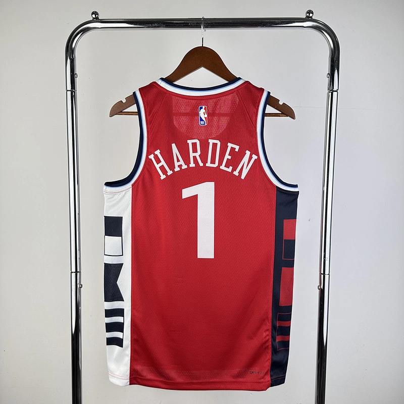 2025 NBA LA Clippers 1 HARDEN Basketball Jersey