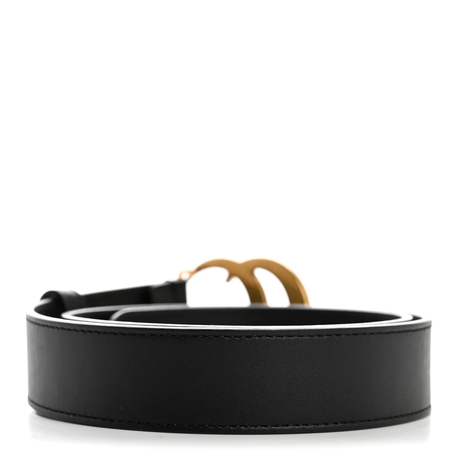 Calfskin Double G 30mm 70 28 Belt Black