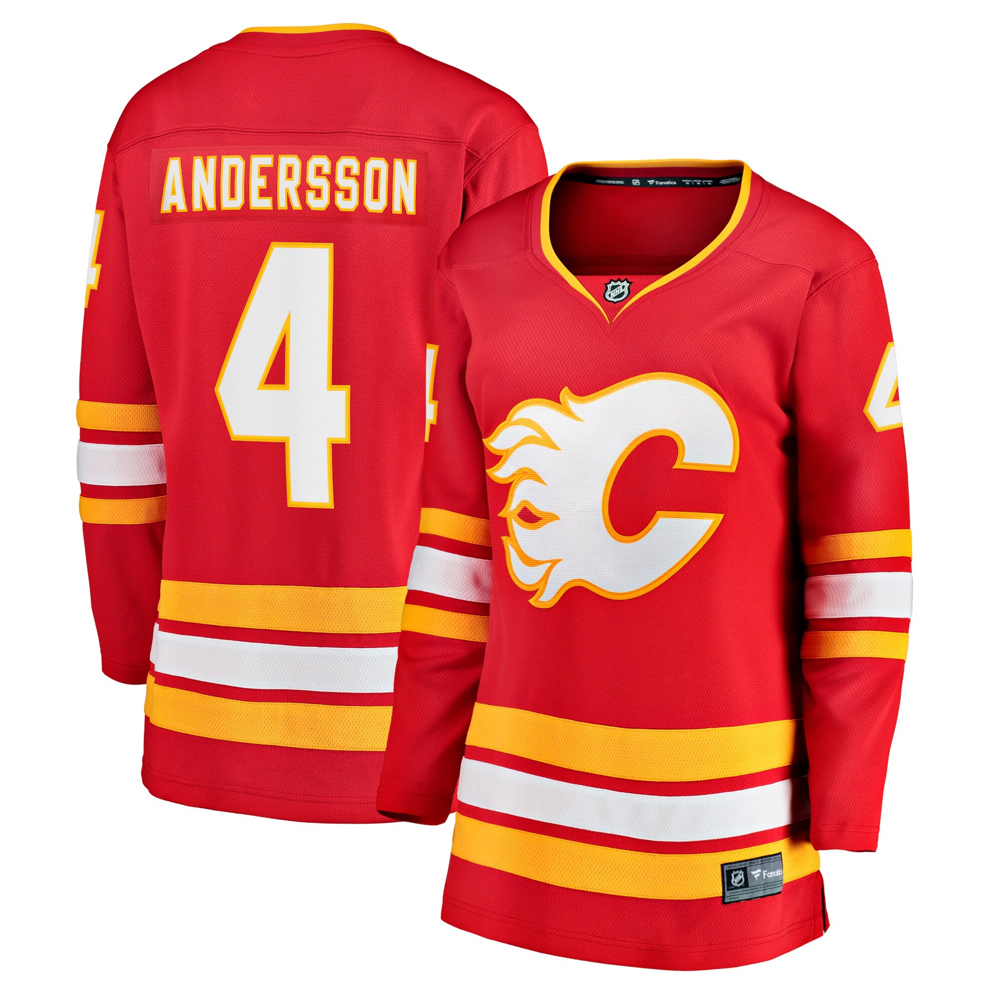 Rasmus Andersson Calgary Flames Fanatics Women’s Home Team Breakaway Player Jersey – Red