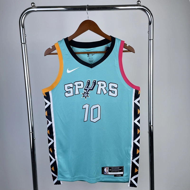 2023 NBA San Antonio Spurs 10 SOCHAN Basketball Jersey