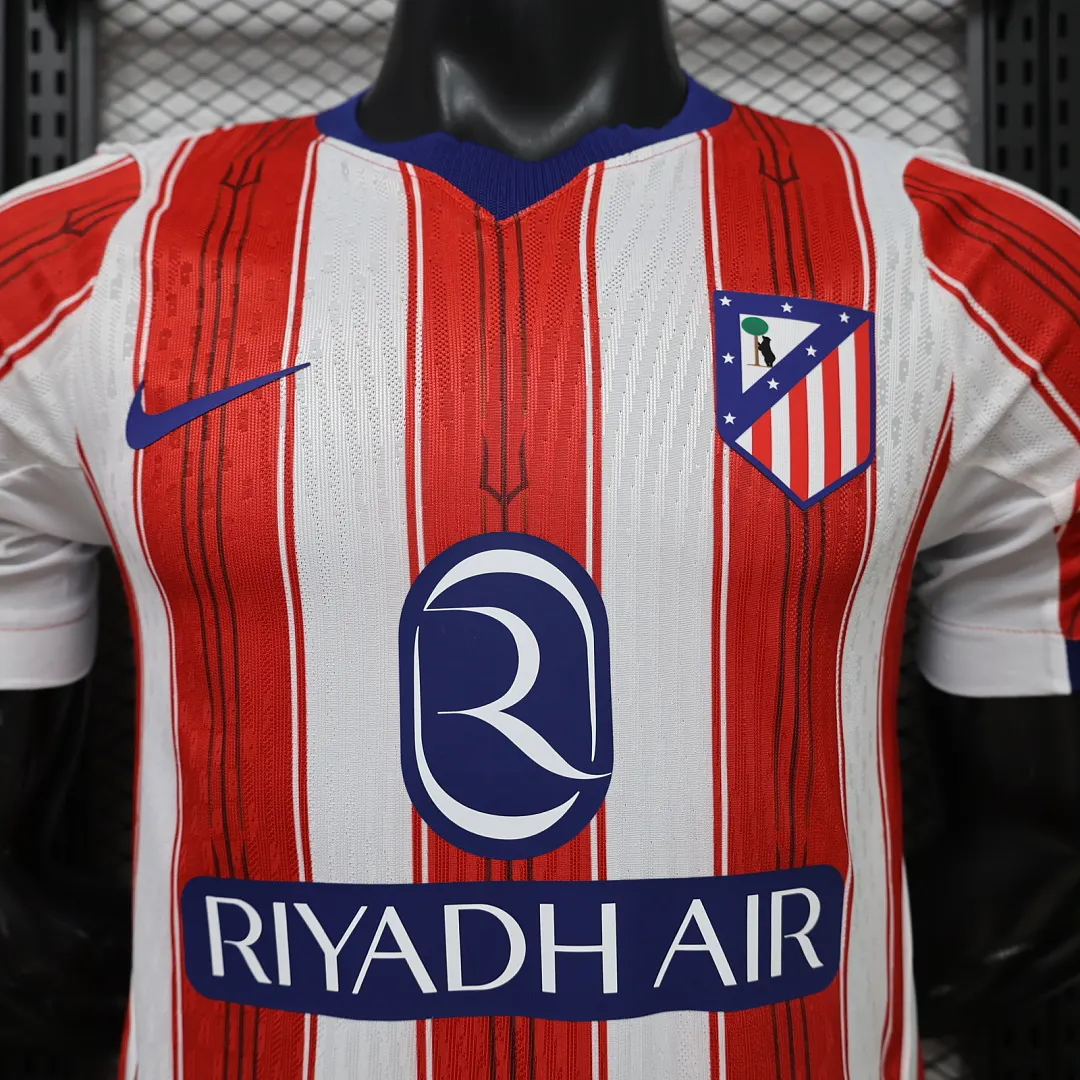 2026/27 La Liga Atletico Madrid  Team Home Football Jersey Player Version - JerseyFun
