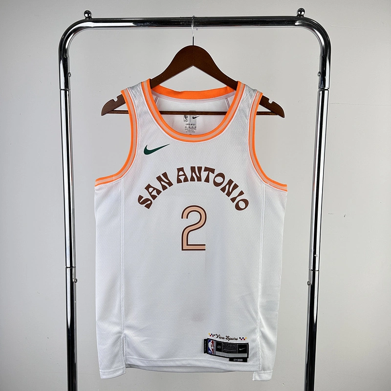 2024 NBA San Antonio Spurs 2 LEONARD Basketball Jersey
