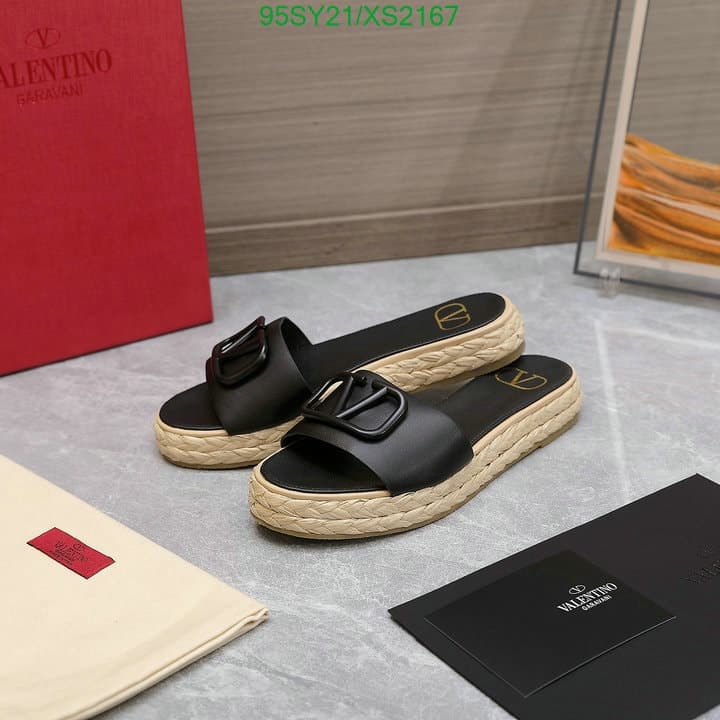Valentino Garavani VLogo Signature Slide Sandals Black